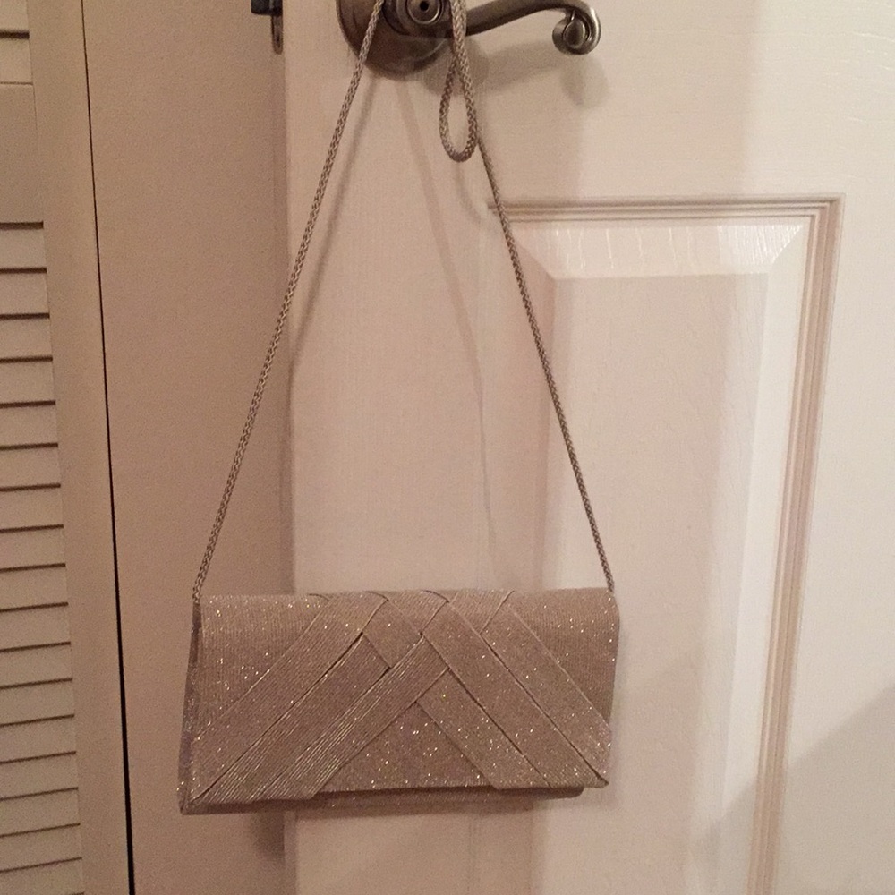 Gold Sparkly Evening Bag by Nina